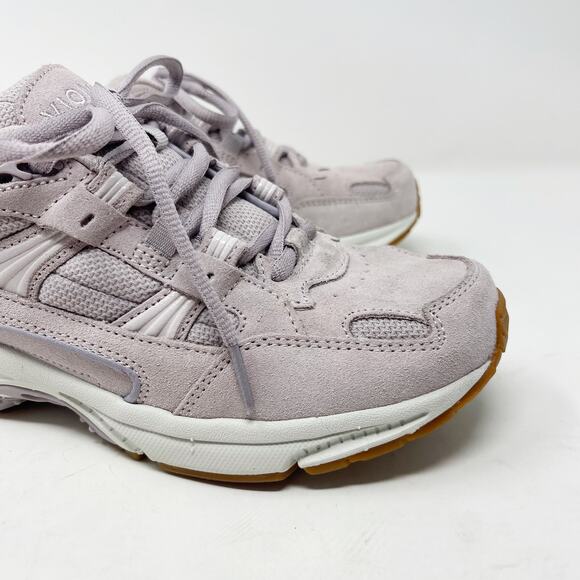 Vionic Size 7.5 Purple Mist Suede 23WALK Adult Sneaker Leather Lace Up Firm Heel - Picture 3 of 12